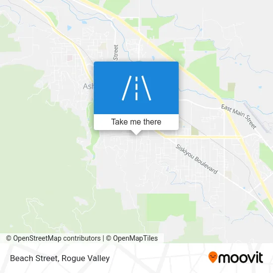Beach Street map