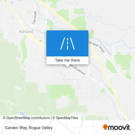 Garden Way map