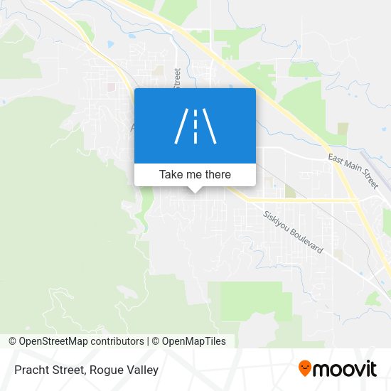 Pracht Street map
