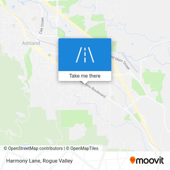 Harmony Lane map