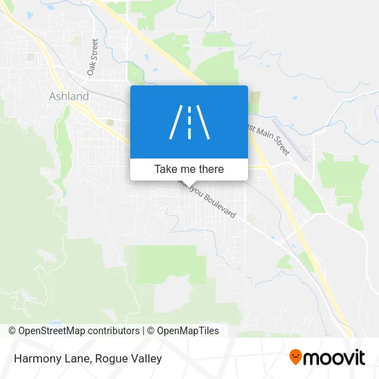 Harmony Lane map