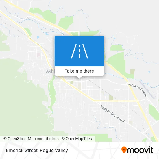 Emerick Street map