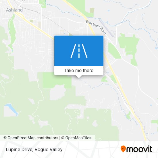 Lupine Drive map
