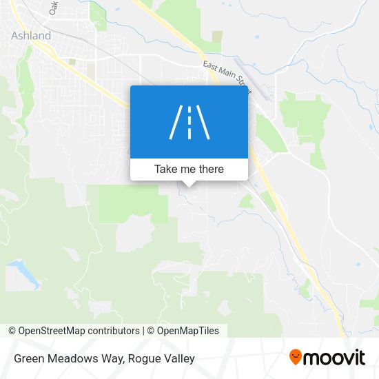 Green Meadows Way map
