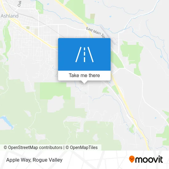Apple Way map