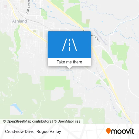 Crestview Drive map