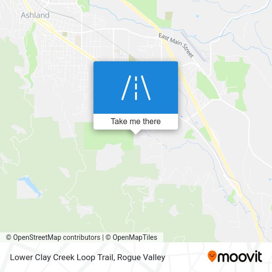 Mapa de Lower Clay Creek Loop Trail
