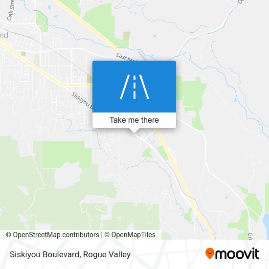 Mapa de Siskiyou Boulevard
