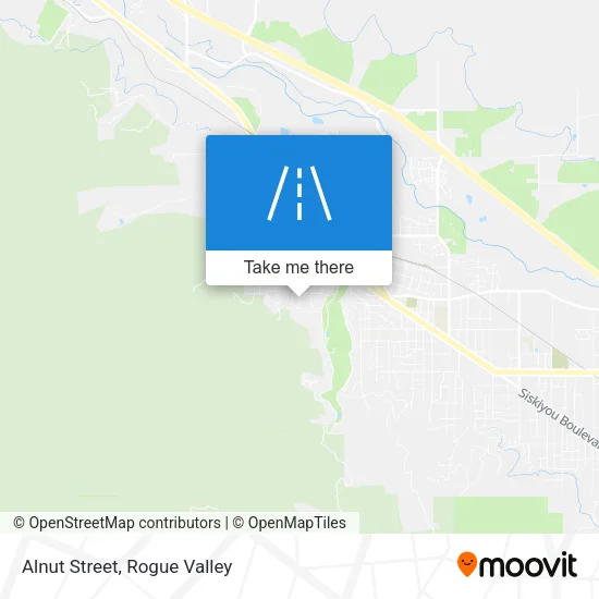 Alnut Street map