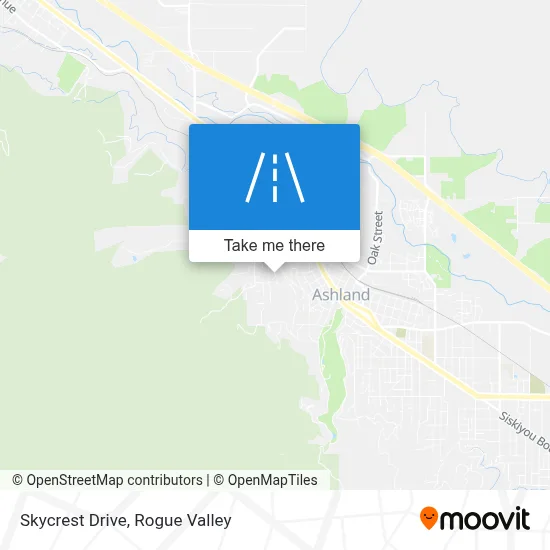 Skycrest Drive map