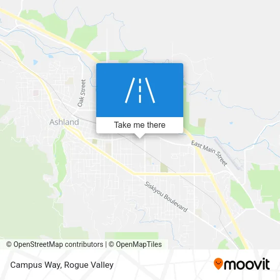 Campus Way map