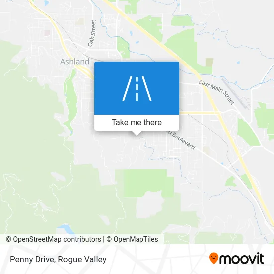 Penny Drive map