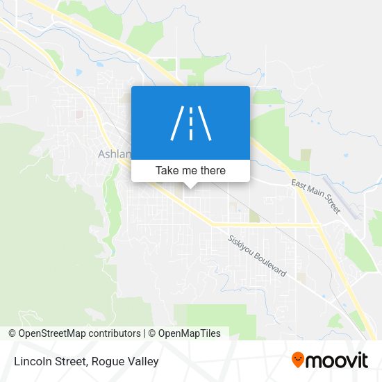 Lincoln Street map