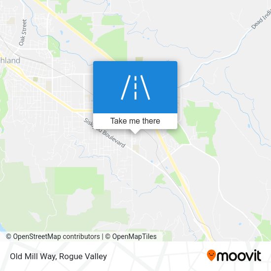 Old Mill Way map