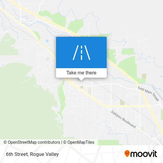 6th Street map