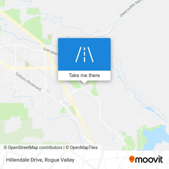 Hillendale Drive map