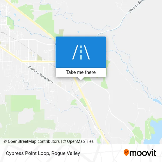 Cypress Point Loop map