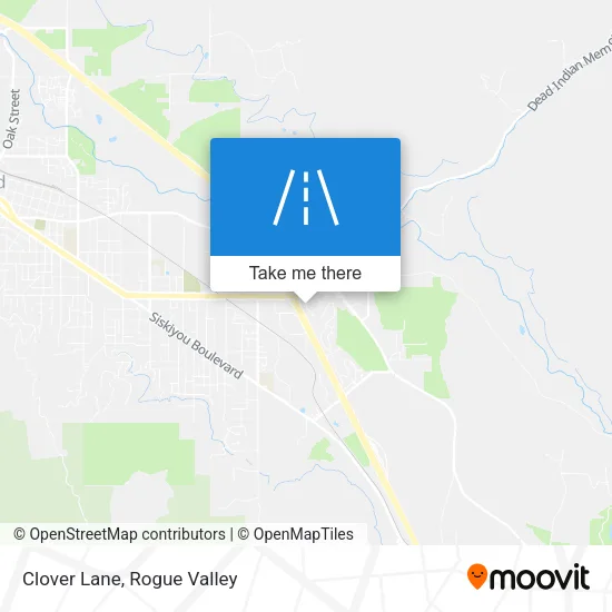 Clover Lane map