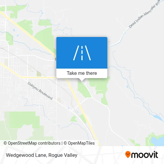 Wedgewood Lane map