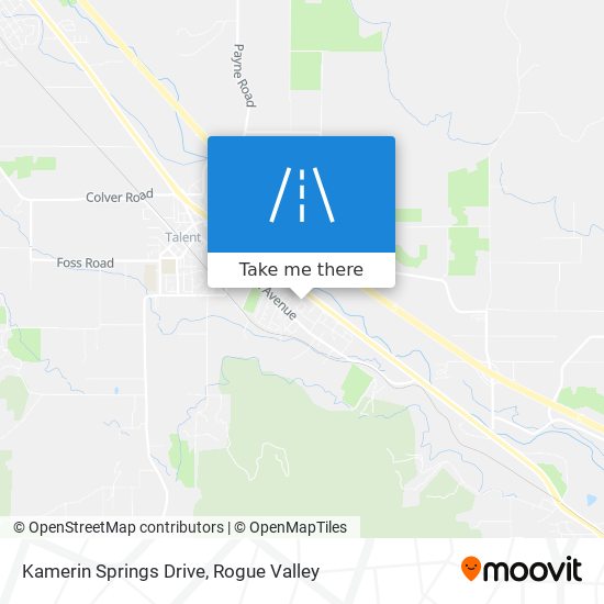 Kamerin Springs Drive map