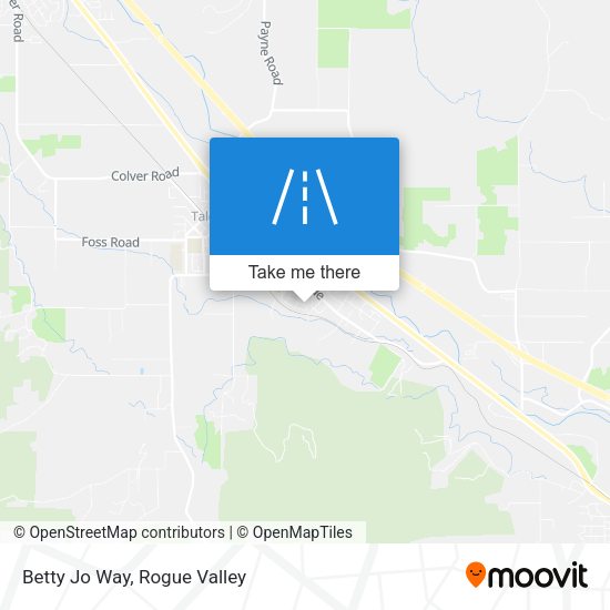 Betty Jo Way map