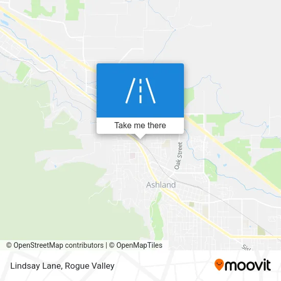 Lindsay Lane map