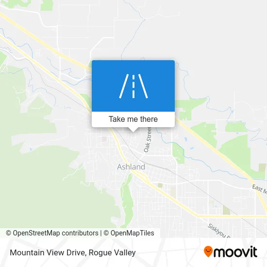 Mountain View Drive map