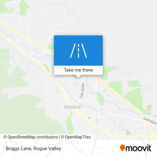 Briggs Lane map