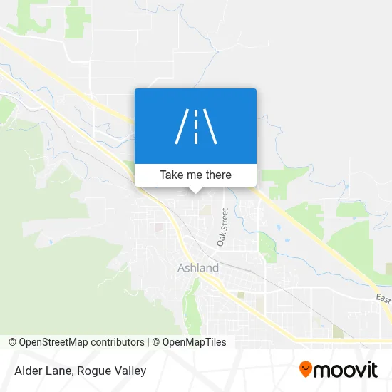 Alder Lane map