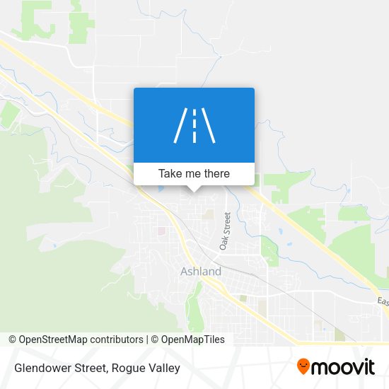 Mapa de Glendower Street