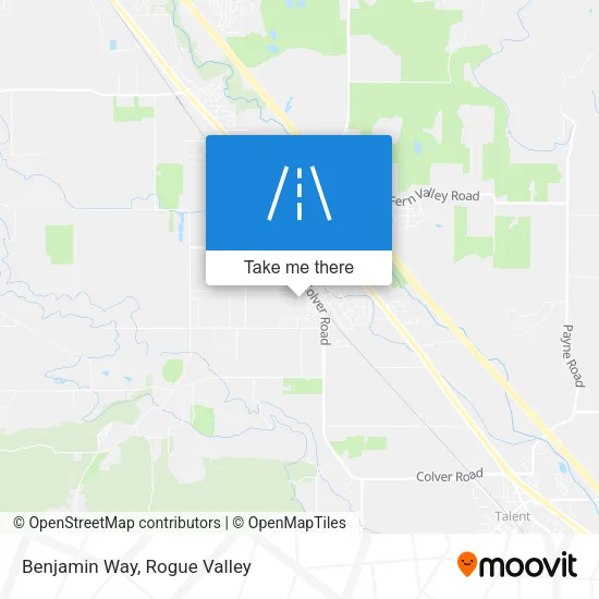 Benjamin Way map
