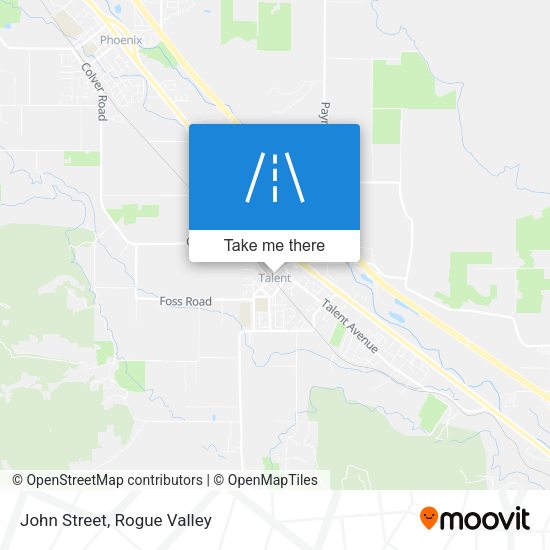 Mapa de John Street