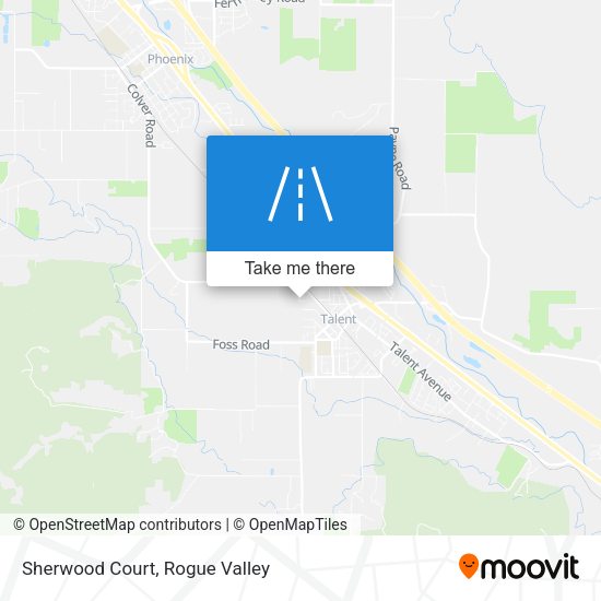 Mapa de Sherwood Court