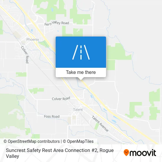 Suncrest Safety Rest Area Connection #2 map