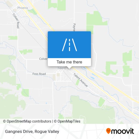 Gangnes Drive map