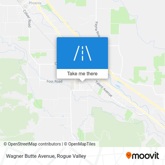 Mapa de Wagner Butte Avenue