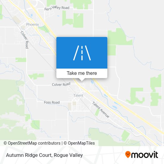Autumn Ridge Court map