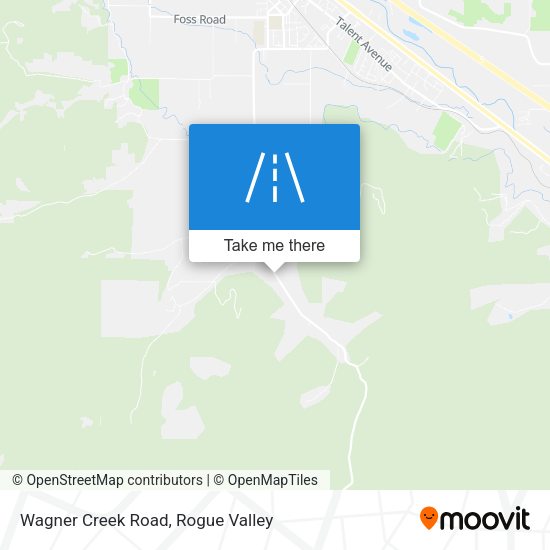 Mapa de Wagner Creek Road