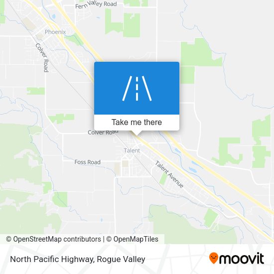 Mapa de North Pacific Highway