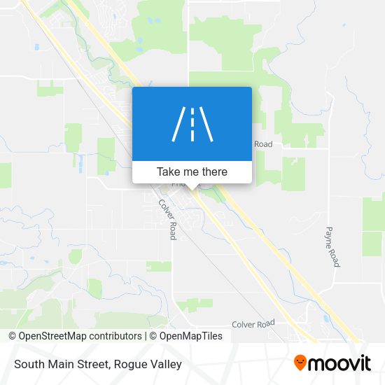 South Main Street map