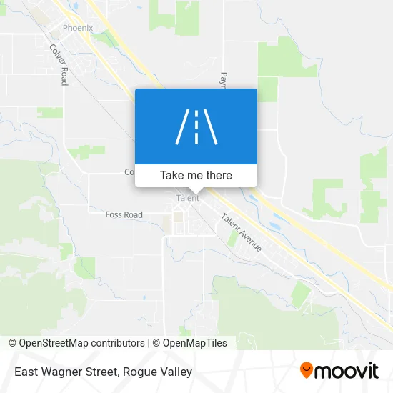 East Wagner Street map