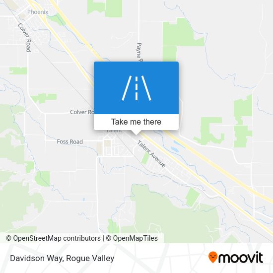 Mapa de Davidson Way