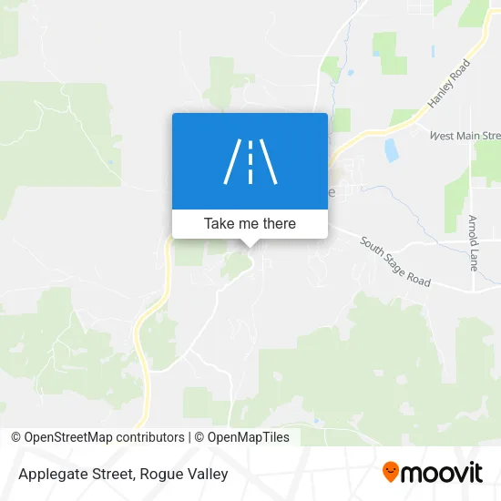 Applegate Street map