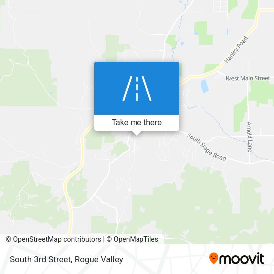 Mapa de South 3rd Street