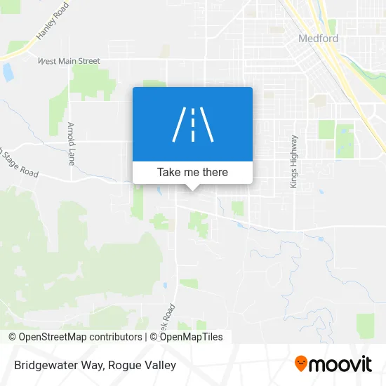 Bridgewater Way map