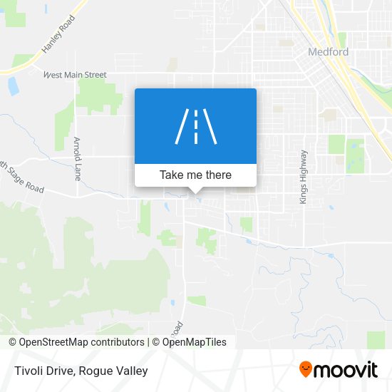 Mapa de Tivoli Drive