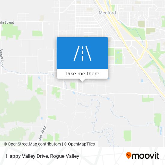 Happy Valley Drive map