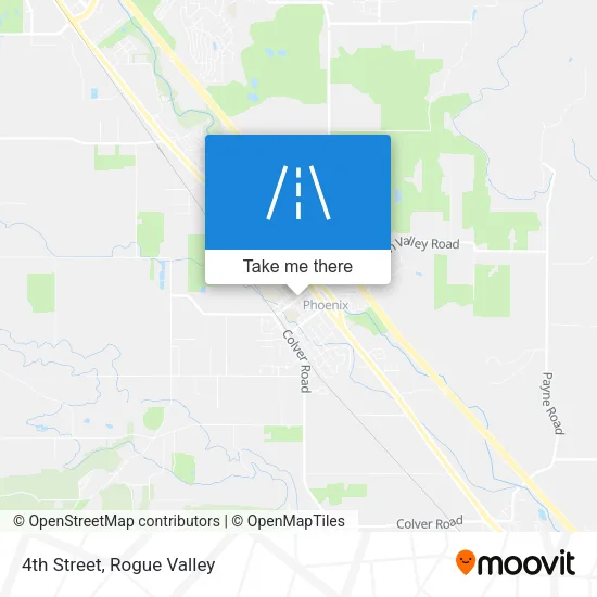 4th Street map