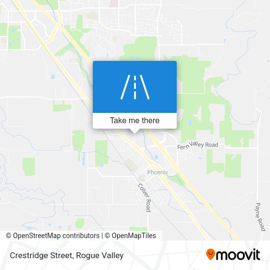 Crestridge Street map