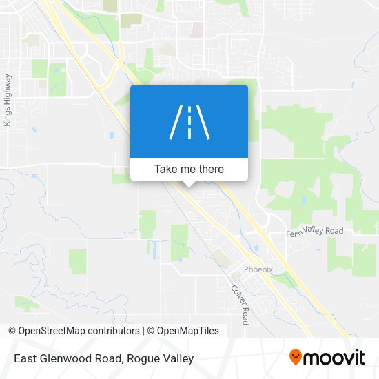 East Glenwood Road map
